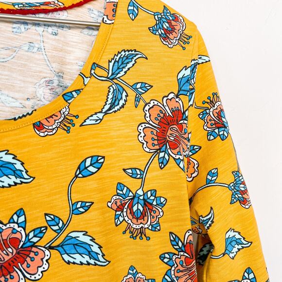 Matilda Jane A Place in the Sun Yellow Floral Dress Medium - Picture 3 of 5